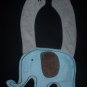 NEW Carter's Elephant Blue Terry Cloth Unsiex Baby Teething Drool Bib