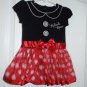 Disney Minnie Mouse Baby Girl Pink Tutu Dress Bow Head Band Costume 6-12 Months