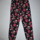 Faded Glory Girls Back Floral Soft Lounge Pants Size 10/12