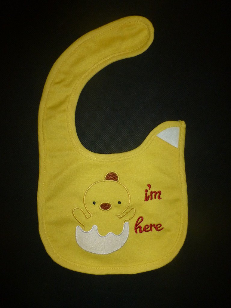NEW Carter's Yellow Easter Chick Unisex Baby Water Resistant Teething Drool Bib