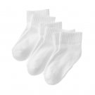 NWT Gymboree Baby Boys White Short Cuff Sport Sock Three-Pack 12-24 Months