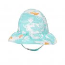 NWT Gymboree Seashore Smiles Baby Girl Turquoise Floral Sun Hat 6-12 Months