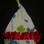 NWT Tralala Boutique White Red Newborn Baby Girl Ruffle Beanie Cap Hat