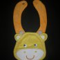 NEW Carter's Giraffe Yellow Terry Cloth Teething Unisex Baby Bib