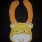 NEW Carter's Giraffe Yellow Terry Cloth Teething Unisex Baby Bib