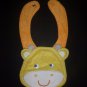 NEW Carter's Giraffe Yellow Terry Cloth Teething Unisex Baby Bib
