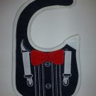 NEW Carter's Baby Boy Black Tuxedo Water Resistant Teething Drool Bib