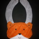 NEW Carter's Orange Fox Baby Boys Terry Cloth Teething Drool Bib