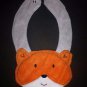 NEW Carter's Orange Fox Baby Boys Terry Cloth Teething Drool Bib