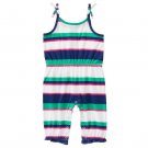 NWT Gymboree Tiny Paradise Baby Girls Striped Sleeveless Romper Sunsuit 3-6 M