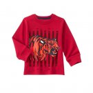 NWT Gymboree Mix N Match Tiger Baby Boy Red Long Sleeve Shirt 18-24 Months