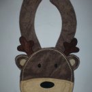 NEW Carter's Reindeer Christmas Holiday Terry Cloth Teething Unisex Baby Bib