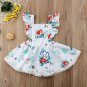 NEW Disney Princess Ariel Little Mermaid Girls Sleeveless White Ruffle Dress