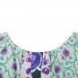 NEW Boutique Girls Blue Floral Ruffle Tunic Dress Leggings Outfit Set
