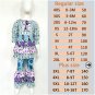 NEW Boutique Girls Blue Floral Ruffle Tunic Dress Leggings Outfit Set