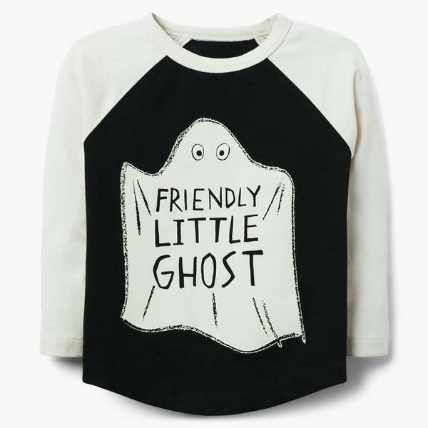 NWT Gymboree Fall Fest Friendly Little Ghost Glow in the Dark Halloween Shirt