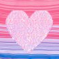 NWT The Childrens Place Girls Flip Sequin Heart Rainbow Striped Sleeveless Dress
