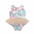 NWT Unicorn Girls Blue Tutu Leotard Romper 2T 3T 4T 5T