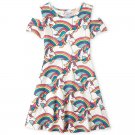 NWT The Childrens Place Unicorn Girls Cold Shoulder Dress 5-6 7-8 10-12 14 16