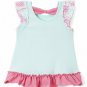 NWT Nannette Turquoise Owl Tunic & Leggings Girls Outfit Set 2T 3T 4T 5 6