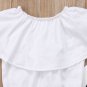 NWT Minnie Mouse Girls White Shirt Polka Dot Ruffle Leggings Outfit 2T 3T 4T 5T