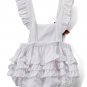 NEW Lil Cactus Baby Girls White Floral Ruffle Romper Sunsuit Jumpsuit 2T