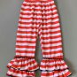 NEW Boutique Girls Floral Orange Ruffle Tunic Dress & Leggings Outfit Set