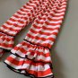 NEW Boutique Girls Floral Orange Ruffle Tunic Dress & Leggings Outfit Set