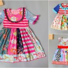 NEW Girls Boutique ABC Alphabet Multi Print Sleeveless Dress