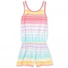 NWT The Children's Place Rainow Striped Sleeeless Romper Jumpsuit