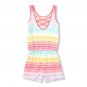 NWT The Children's Place Rainow Striped Sleeeless Romper Jumpsuit