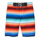 NWT Gymboree Getaway Shop Boys Ombre Striped Board Shorts Swim Trunks Swimsuit