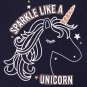 NWT The Childrens Place Unicorn Glow in the Dark Girls Long Sleeve Pajamas Set