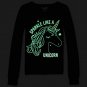 NWT The Childrens Place Unicorn Glow in the Dark Girls Long Sleeve Pajamas Set