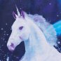 NWT The Childrens Place Unicorn Space Girls Blue Sleeveless Nightgown Pajamas