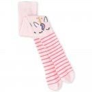 NWT The Children's Place Unicorn Girls Pink Striped Tights 6-12 12-24 2T 3T 4T