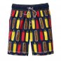 NWT Gymboree Getaway Shop Hot Dog Boys Rashguard Board Shorts Swim Trunks Set