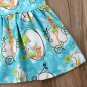 NWT Disney Tinker Bell Fairies Girls Sleeveless Blue Ruffle Dress