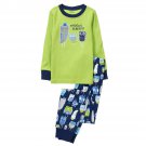 NWT Gymboree Boys Owl Long Sleeve Gymmies Pajamas 12-18 Months