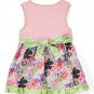 NWT Ann Loren Boutique Girls Floral Tunic Dress Ruffle Pants Outfit Set