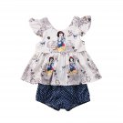 NWT Snow White Princess Baby Girls Tunic Bloomers Diaper Cover Outfit Set