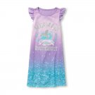 NWT The Childrens Place Girls Mermaid Purple Sleeveless Nightgown Pajamas
