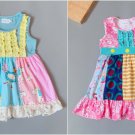 NEW Girls Boutique Unicorn Multi Print Sleeveless Ruffle Dress12-18 M 2T 3T