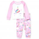 NWT The Children's Place Unicorn Girls Pink Long Sleeve Pajamas