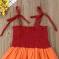 NWT Rainbow Girls Smocked Spaghetti Strap Twirl Dress 3T 4T 5T 6 7