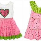 The Childrens Place Watermelon Girls Sequin Ruffle Tutu Dress 2T 3T 4T 5T