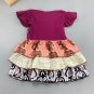 NEW Boutique Girls Purple Ruffle Tunic Dress & Leggings Outfit 5-6 6-7 7-8