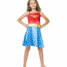 NWT DC Comics Wonder Woman Girls Sleeveless Nightgown 6 7-8 10-12 Halloween