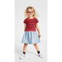 NWT Gymboree All Smiles Girls Striped Red Short Sleeve Sweater Dress 2T 3T
