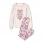 NWT The Childrens Place Foil Owl Girl Long Sleeve Pajamas Set 8 10 12 14 16